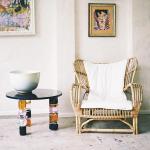 Imported European style entrance Lux crystal coffee round side table sand flash purchase