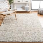 SAFAVIEH Natura Collection 8' x 10' Sage / Ivory NAT182W Handmade Moroccan Boho Tassel Wool Living Room Dining Bedroom Area Rug
