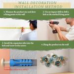 edaknez Metal Wall Decor for Living Room, Metal Flower Wall Art, 3D Stacked Leaves Wall Art Decor, Modern Lotus Flower Hanging Wall Decor (C 50 inch x 26 inch)