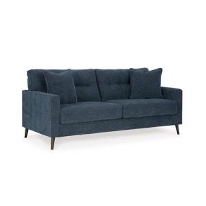 Signature Design by Ashley Bixler Classic Tufted Sofa with Removable Cushions, Blue