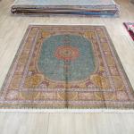 250x320cm Large Carpet Persian Silk Handmade Rug Living Room High-end Luxury Oriental Medallion Carpet Bedroom Dinning Room