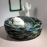 Modern minimalist bird's nest sofa creative living room villa or bedroom furniture