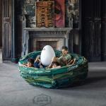 Modern minimalist bird's nest sofa creative living room villa or bedroom furniture