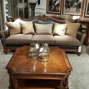 Brown Sale Luxury Sofas European Antique Leather Wooden Designer Modern Sofas Nordic Italian Divani Soggiorno Home Furniture