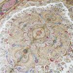 305x427cm Handknotted Pink Silk Area Rug Oversized Home Office Luxury Carpet (TJ186A)