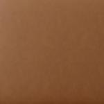 Lifestyle Solutions 19” Wentworth Ottoman Round Faux Leather Bench, Stationary Ottomans, Backless Chair, Footrest for Living Room, Footstool Office, Bedroom, Padded Seat, Caramel Brown