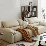 Design 2 Person Living Room Sofas Nordic Modern Comfortable Aesthetic Loveseat Couch Lounges Floor Divano Nordic Furniture