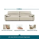 Design 2 Person Living Room Sofas Nordic Modern Comfortable Aesthetic Loveseat Couch Lounges Floor Divano Nordic Furniture