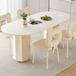 Aesthetic Unique Chairs Dining Table Modern White Metal Design Nordic Table Restaurant Luxury Organizer Muebles Unique Furniture