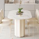 Aesthetic Unique Chairs Dining Table Modern White Metal Design Nordic Table Restaurant Luxury Organizer Muebles Unique Furniture