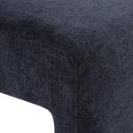 Serta Glendale 90.2" Queen Size Wall-Hugging Convertible Sofa, Dreamcoil Comfort, Chenille Fabric, Navy