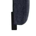 Serta Glendale 90.2" Queen Size Wall-Hugging Convertible Sofa, Dreamcoil Comfort, Chenille Fabric, Navy