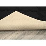 Garland Rug Quatro Black 8' x 10' Cut-Loop Trellis Area Rug –Soft, Comfortable, Stylish & Budget-Friendly Rug in a Beautiful Solid Black