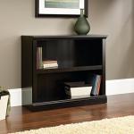 Sauder Miscellaneous Storage 2-Shelf Bookcase/ book shelf, Estate Black finish