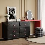 Bedroom dresser, bedside storage chest of drawers, corner dressing table
