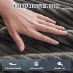 MANGODAN 110” Cloud Sectional Couch, Boneless Sofa for Living Room, Modular Sectional Sofa with Deep Seat, Comfy Fluffy Couch with L-Shaped Chaise, No Assembly Required (Left-Facing Chaise, Dark Grey)