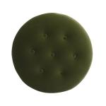 Jennifer Taylor Home Yolanda 24" Round Upholstered Accent Ottoman, Medium