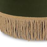 Jennifer Taylor Home Yolanda 24" Round Upholstered Accent Ottoman, Medium