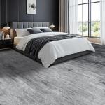 LIANLAM Washable Rug 8x10 Area Rugs for Living Room - Stain Resistant Non-Slip Backing Boho Rug for Bedroom,Durable & Ultra-Thin Vintage Large Area Rug(8x10,Gray)