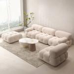 Nordic Modern Style Afra & Tobia Scarpa Soriana Hippo Sofa Set for Living Room or Workshop Apartment