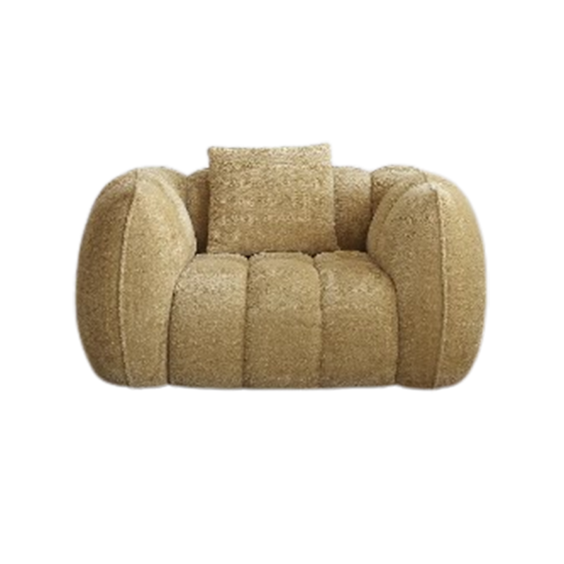 Yellow Portable Foam Chairs Fabric Living Room Puffs Nordic Lounge Chairs Sofa Floor Bedroom Cadeiras De Sala De Estar Furniture