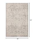 Loloi Magnolia Home by Joanna Gaines Gigi Collection GIG-01 Grey/Ivory 7'-10" x 10' Area Rug