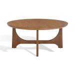SAFAVIEH Couture Collection Sasha Contemporary Medium Oak Round Coffee Table