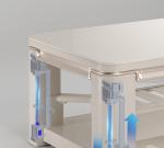 Lifting heating table Household coffee table