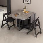 Folding Dining Table Set 6 Chairs Wooden Nordic Dining Room Sets Luxury Modern Mesas Pegables Portatil Dining Room Furniture