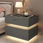 Luxury high-quality smart bedside tables for bedroom wireless charging Bluetooth speakers and lighting bedside tables