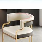 Backrest Bar Chair Nordic Light Luxury High Stool