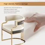 Backrest Bar Chair Nordic Light Luxury High Stool