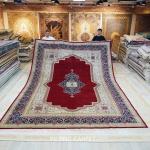 305x427cm Large Red Turkish Handmade Silk Rug Valueble Home Decoration Carpet (TJ154A)