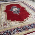 305x427cm Large Red Turkish Handmade Silk Rug Valueble Home Decoration Carpet (TJ154A)