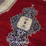 305x427cm Large Red Turkish Handmade Silk Rug Valueble Home Decoration Carpet (TJ154A)