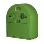 Braun Classic Analogue Alarm Clock with Snooze and Continuous Backlight, Quiet Quartz Movement, Easy to Read Dial, Crescendo Beep Alarm in Green, Model BC22GN.