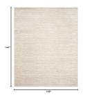SAFAVIEH Vision Collection Area Rug - 9' x 12', Creme, Modern Ombre Tonal Chic Design, Non-Shedding & Easy Care, Ideal for High Traffic Areas in Living Room, Bedroom (VSN606F)