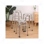 Hot SellingTop Metal Forged Iron Round bar Stool Home Kitchen Dining Room bar Stool Chair Counter Stool