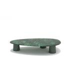 Wholesale Luxury Rectangular Ceramic Coffee Table Marble Top Vintage Green Design Home Bar Outdoor Hotel Garden Decoration