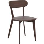 Oak Wood Dining Chairs,Mid Century Modern Dining Chairs with Comfortable Curved Backrest,Wood Chairs for Kitchen,Dining Room (2,