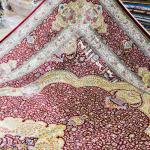 305x427cm Vantage Turkish Silk Rug Large Antique Red Medallion Persian Silk Carpet (TJ839A)