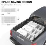 White Folding Chair, Plastic Folding Chairs 10 Pack for Outside, Indoor Outdoor Chairs with Steel Frame, Foldable Chair for Wedd