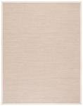 SAFAVIEH Area Rug 9x12 - Natural Fiber Collection - Large - Marble & Beige, Sisal, Woven Design with Border (NF143C)