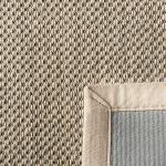 SAFAVIEH Area Rug 9x12 - Natural Fiber Collection - Large - Marble & Beige, Sisal, Woven Design with Border (NF143C)