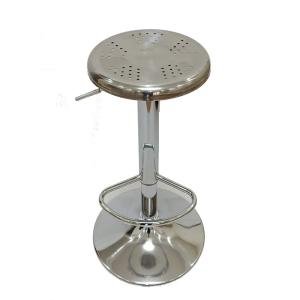 stainless steel round stool bar chair hairdressing lifting rotating stool laboratory assembly line production workshop