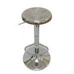 stainless steel round stool bar chair hairdressing lifting rotating stool laboratory assembly line production workshop