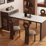 Service Chairs Dining Table Design Light Glass Island Extensible Tables Restaurant Center Modern Nordic Muebles Trendy Furniture