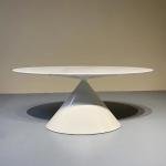 Metal Big Chairs Table Modern Nordic European Design Oval White Center Tables Set Black Italian Mesas De Jantar Home Furniture