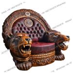 A15 Leisure chair single sofa luxury aisle living room furniture solid wood carving flower art entrance image chair
