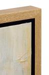Deco 79 Canvas Abstract Framed Wall Art with Gold Frame, 39" x 2" x 39", Gold